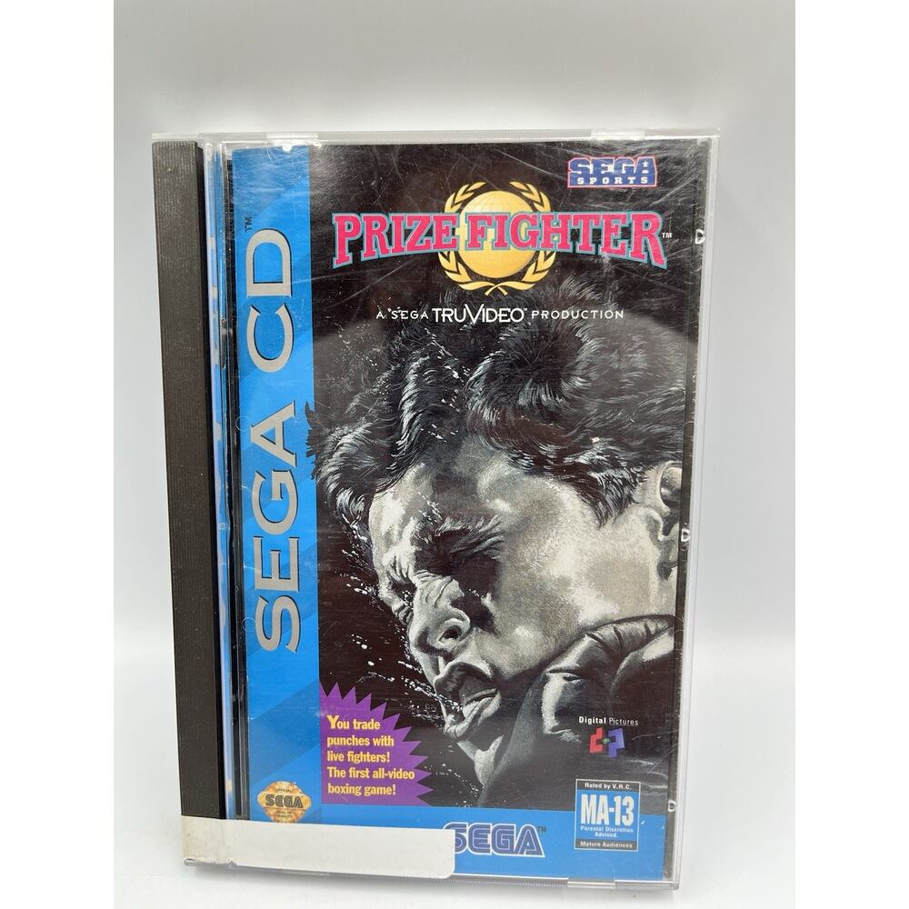 Sega CD Prize Fighter Game Complete w/ Manual & 2 Discs